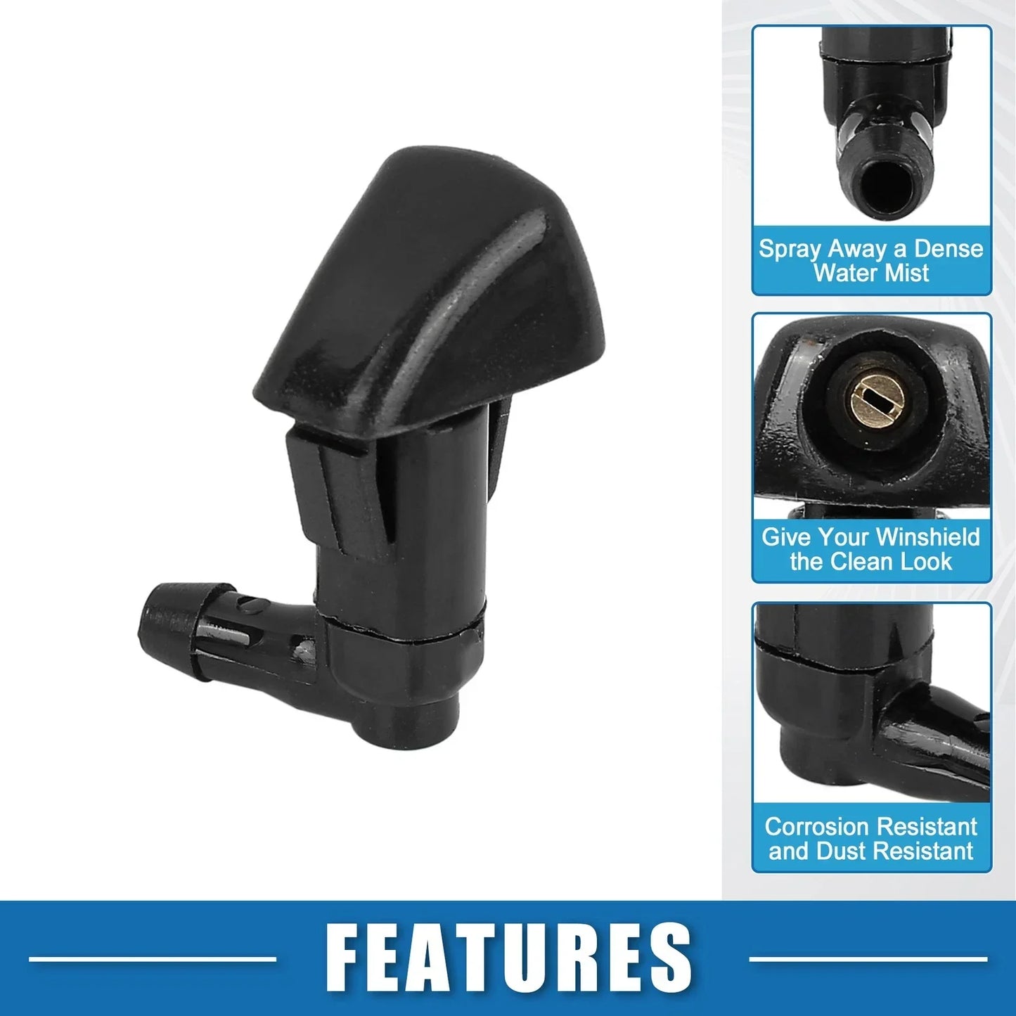 Windshield Washer Nozzles for Honda Civic 2006-2011 (Set of 2)