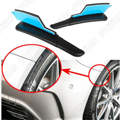 Black Wheel Arch Eyebrow Lip Splash Guards for Mercedes W176 A-Class (2013-2019)