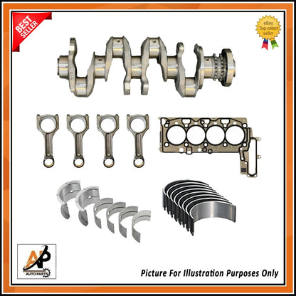Crankshaft with Rebuild Parts for BMW N47 2.0 Diesel (2007–2016)