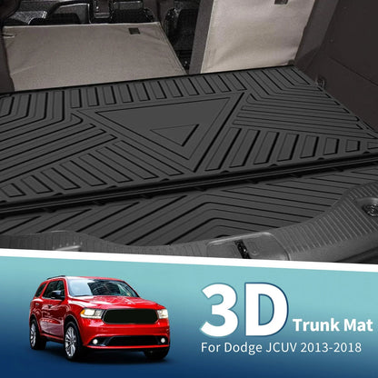 Flat Face Cargo Liner Rear Trunk Mat for Dodge Journey (2013-2018) 1 x Pc