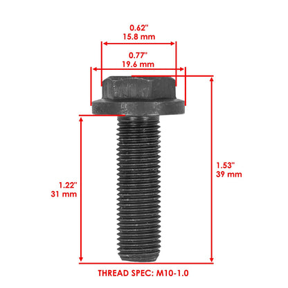 Deck Blade and Bolt Replacement Kit for John Deere Sabre 1646 2046 (1998–2010)