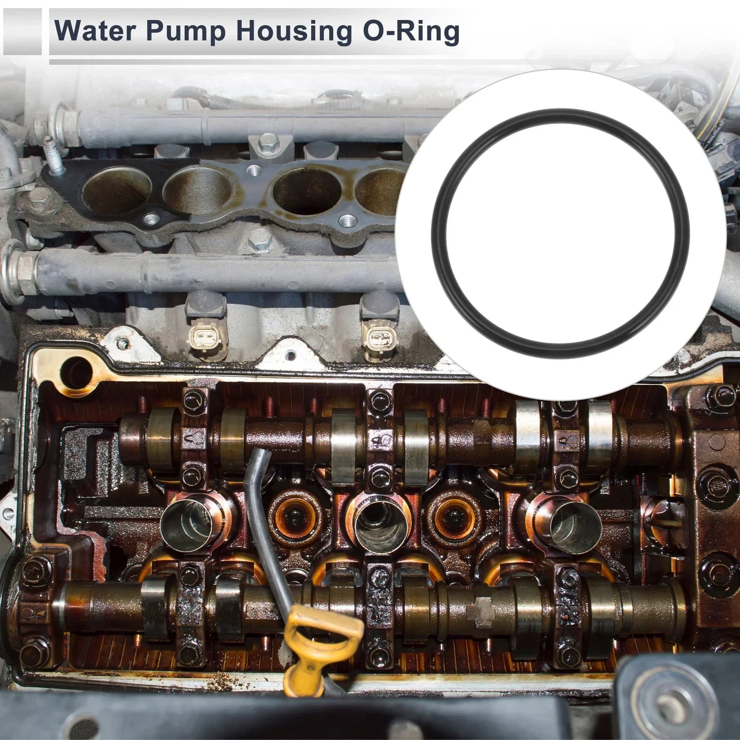 Water Pump Housing O-Ring for Honda Civic 2015-2020 Rubber 1 x Engine Seal