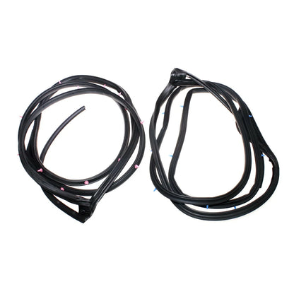 Rear Door Weatherstrip Set for Honda Fit Aria City Sedan 2003-2008