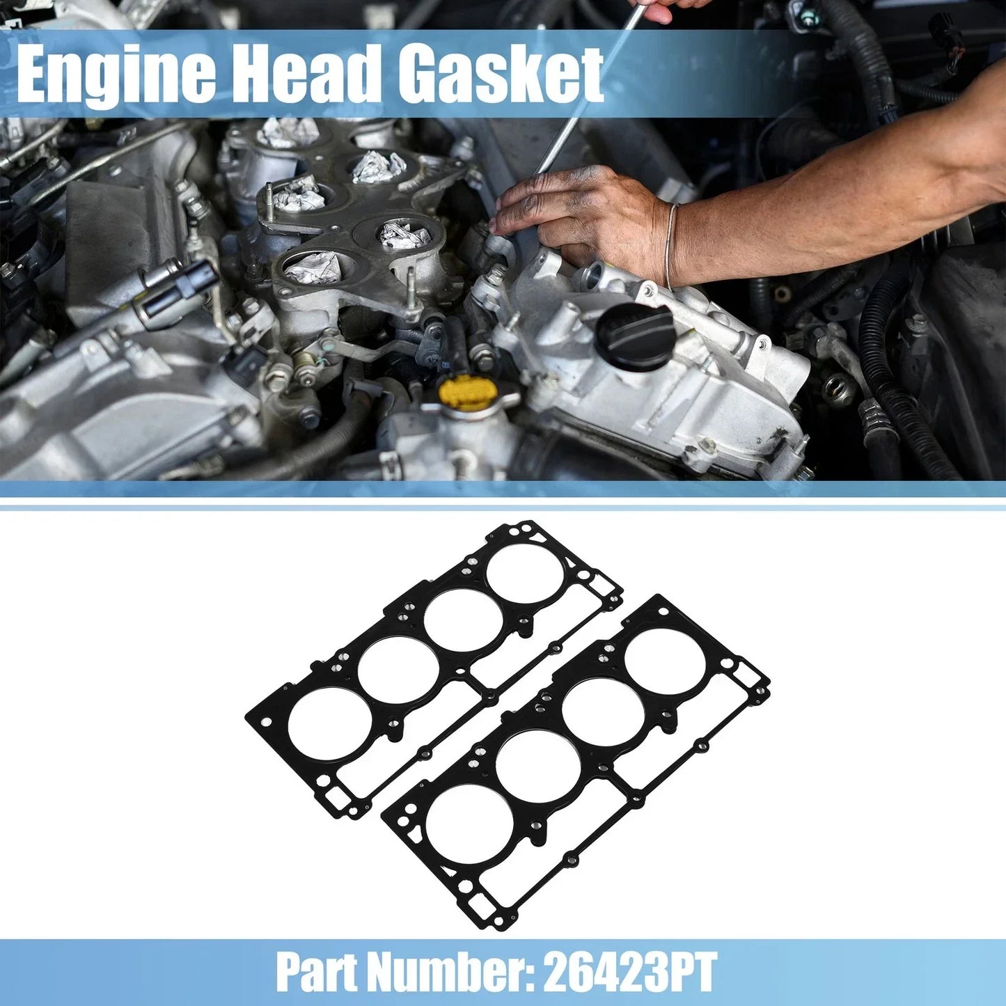 2 x Engine Cylinder Head Gaskets for Dodge Ram 1500 (2009-2010)
