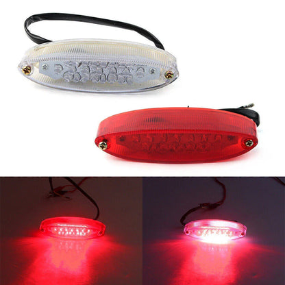 Universal ATV Running Stop Brake License Plate Tail Lights