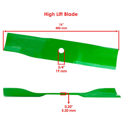 Deck Blade Replacement 44 Inch for Cub Cadet Z-Force 15 Z-Force 18 (2005–2018)