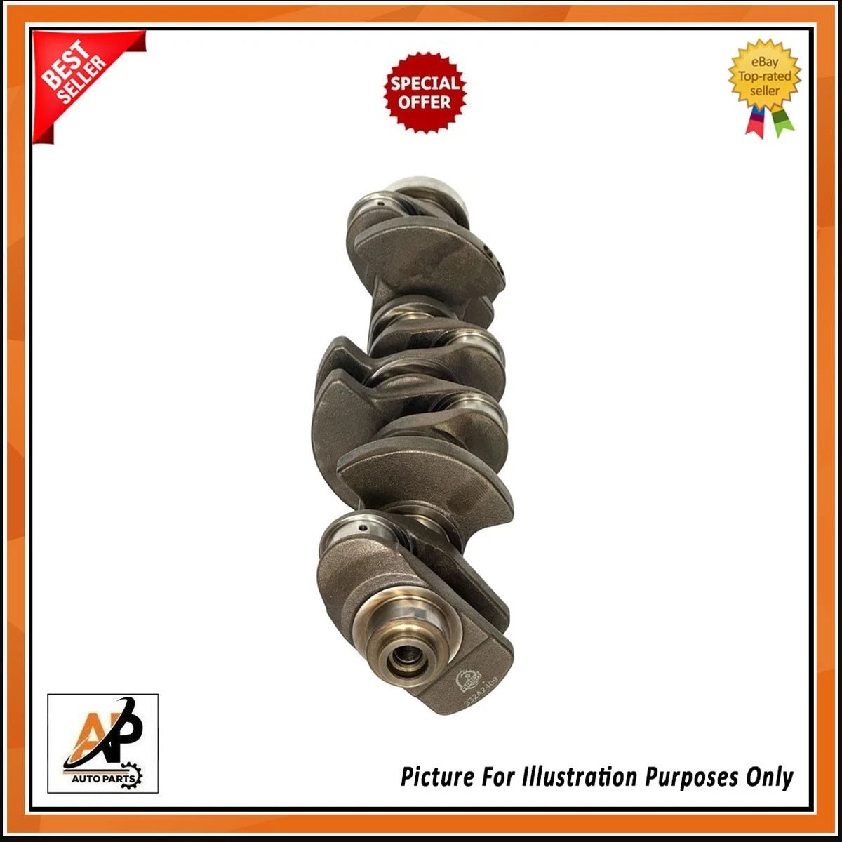 Crankshaft OEM Replacement for BMW 3 Series 5 Series 7 Series X3 X5 (2008–2018)