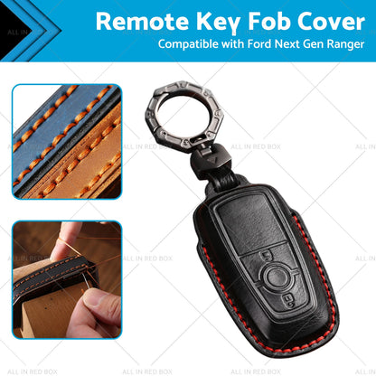 Leather Key Fob Cover for Ford Next Gen Ranger (2022-2023)