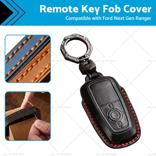 Leather Key Fob Cover for Ford Next Gen Ranger (2022-2023)