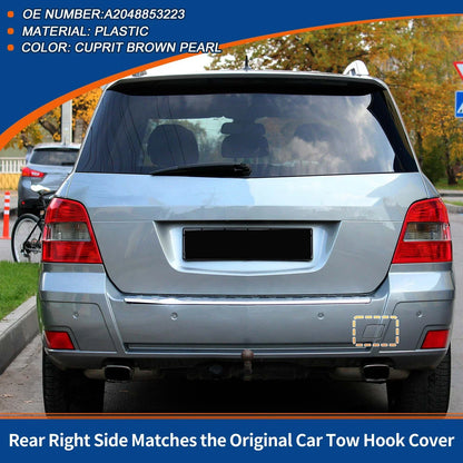 Rear Tow Hook Cover for Mercedes-Benz X204 2010-2012 - Brown