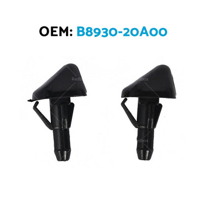 Windscreen Bonnet Washer Jet Nozzles for Nissan Patrol (1988-1997)
