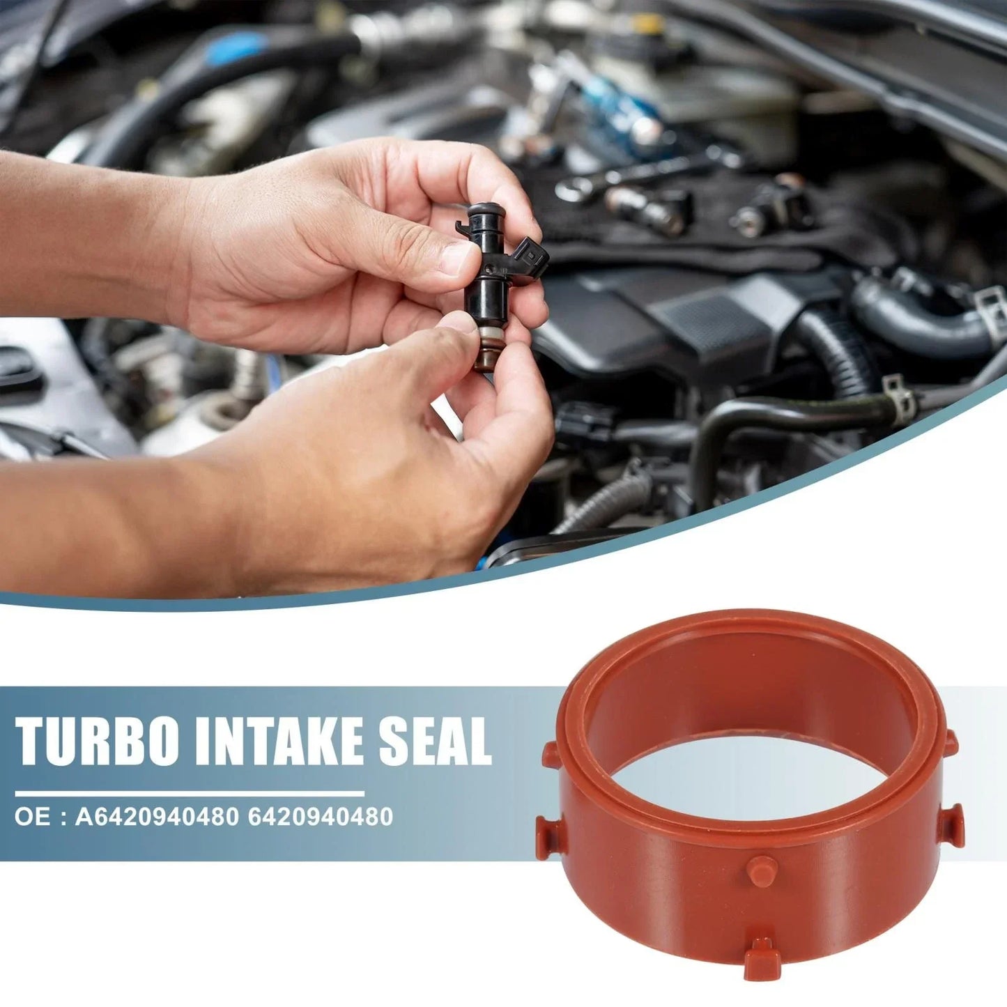 Red Turbo Intake Seal for Mercedes-Benz R320 (2007-2008)