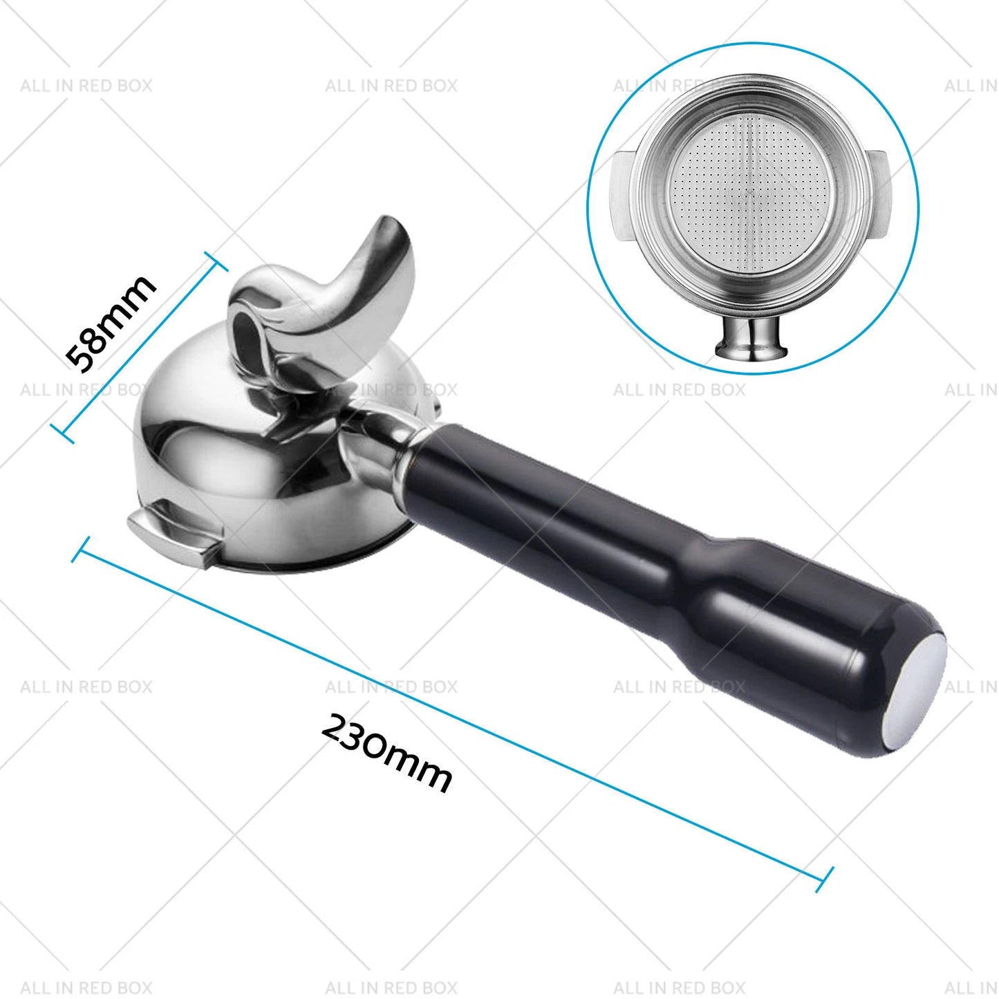 58MM  Spout Filter for E61 Expobar Gemilai Coffee Machine