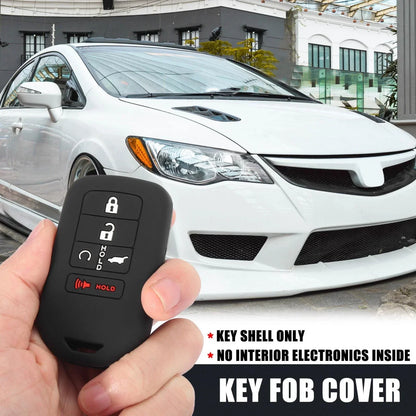 5 Button Key Fob Cover Case for Honda Accord Civic CR-V (2016-2023)