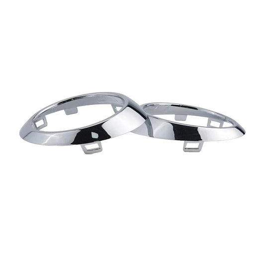 1 Pair Chrome L+R Bumper Fog Light Bezel Ring Cover for Benz W251 R320 (2006–2012)