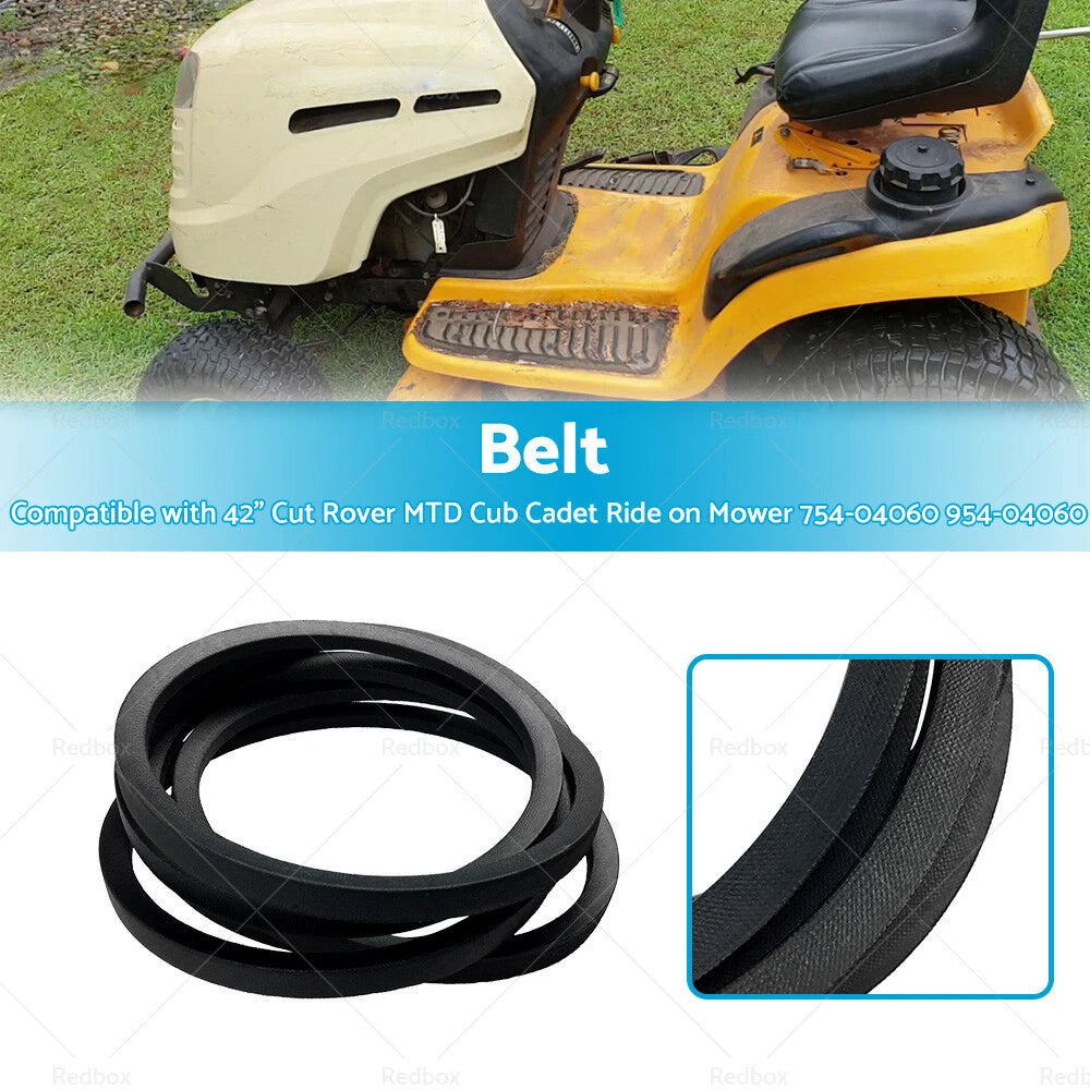 42" Cut Belt for Rover MTD Cub Cadet Ride on Mower