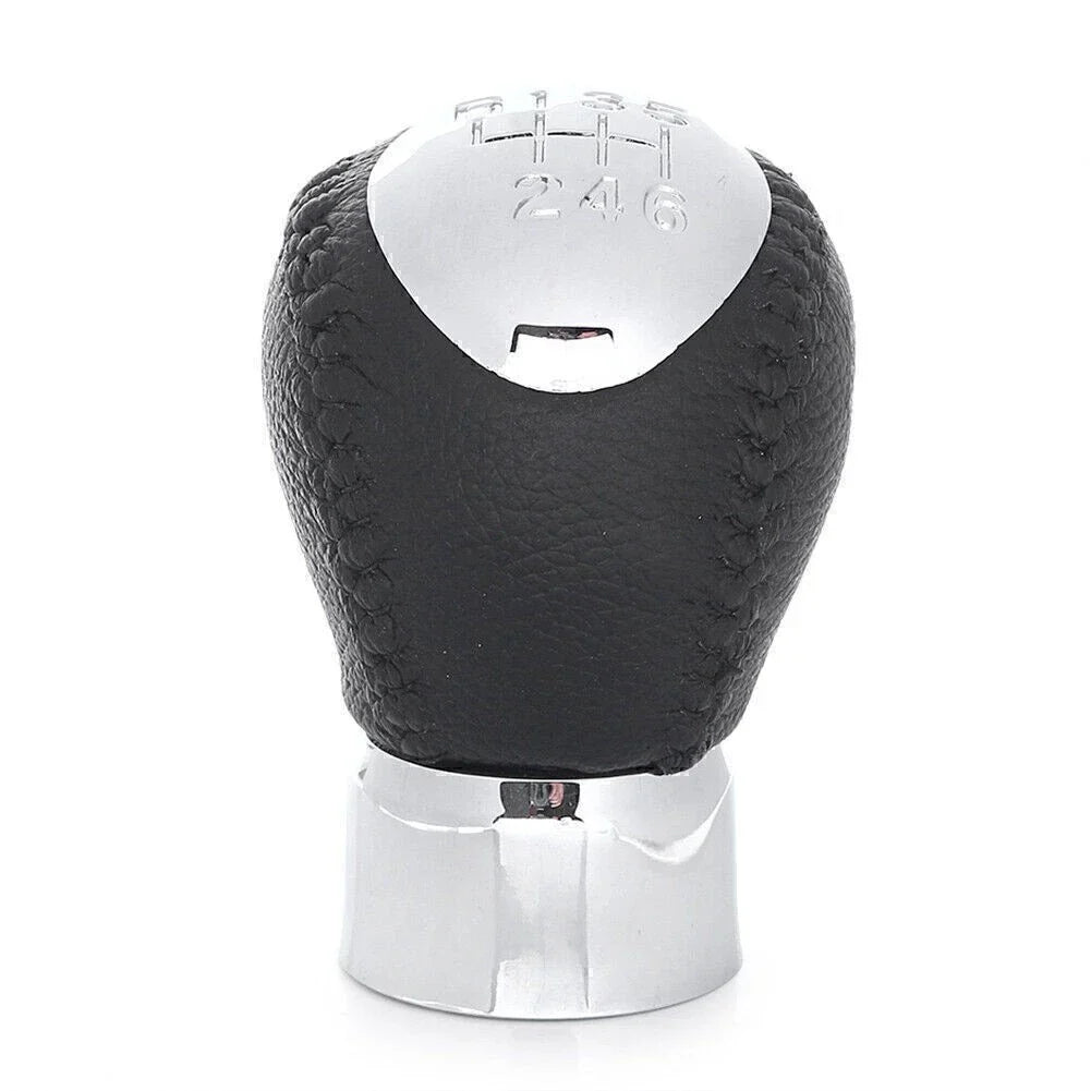 Leather Rear Shift Knob Gear Manual Shifter 6 Speed for Mazda 3 5 6 CX-5