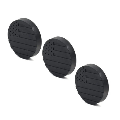 3 x Lock Door Key Hole Socket Cover Trim for Jeep Wrangler TJ JK JL JT
