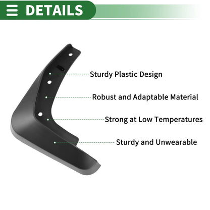 Mud Flaps Splash Guards Set for Lexus ES (2007-2011)