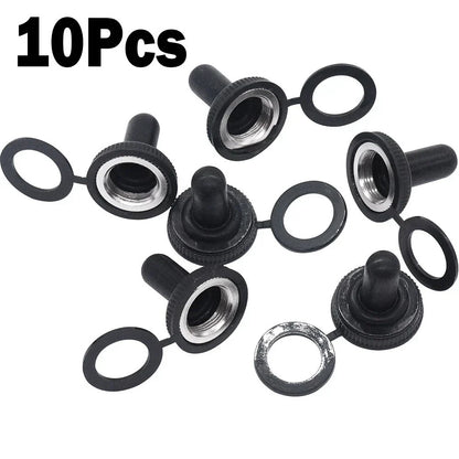 10x Toggle Switch Cover 12mm Rubber Thread Accessories
