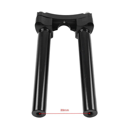 8.5" Handlebar Riser Top Clamp Black for Harley Fat Boy, Low Rider