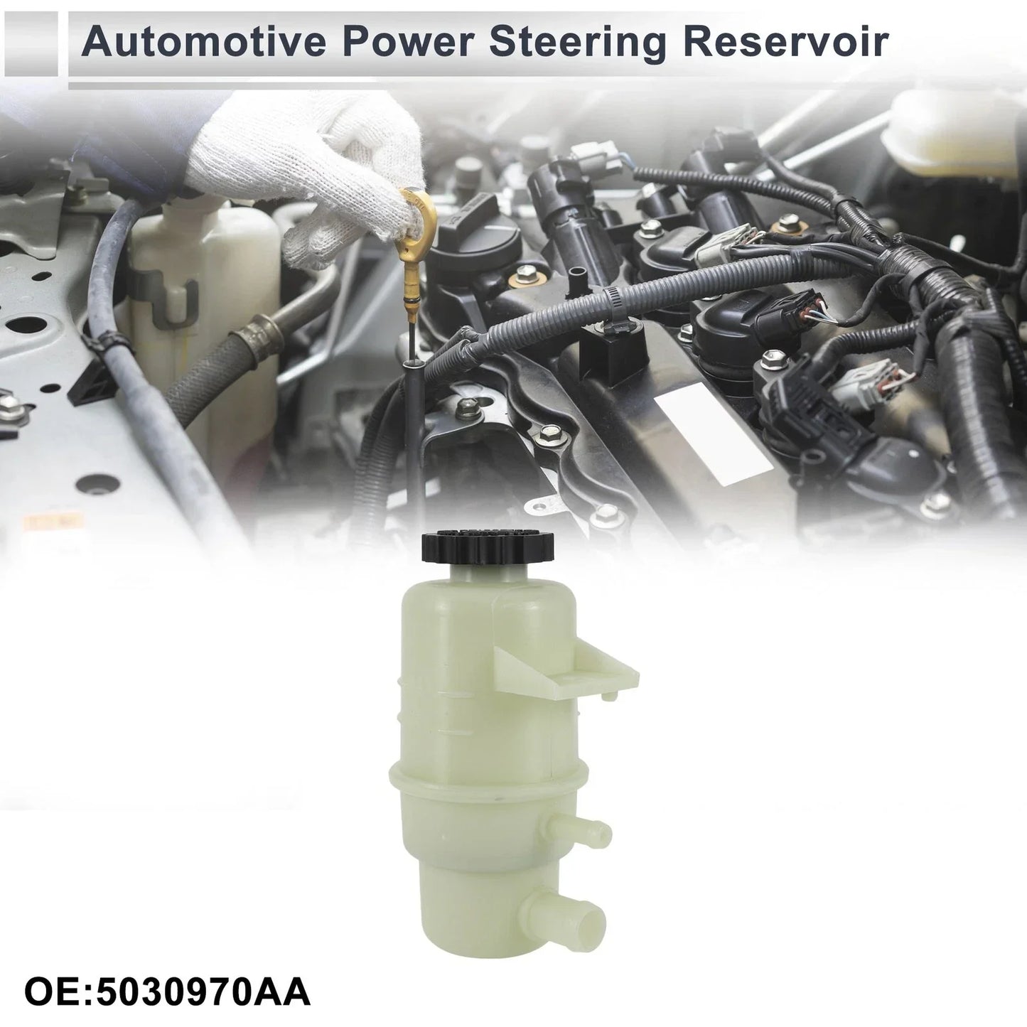 Power Steering Reservoir for Dodge Viper (2008-2017) 1 x Beige