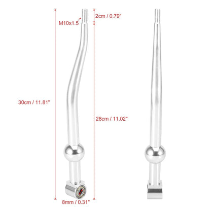 Short Throw Shifter Kit for Honda Civic 1988-2000 - Silver Tone
