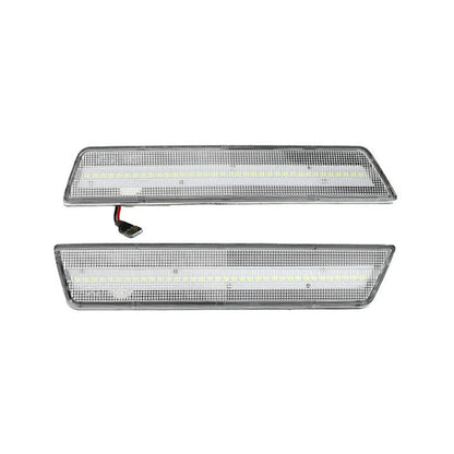 White LED Rear Side Marker Lights Pair for Dodge Challenger/Charger (2008-2014)