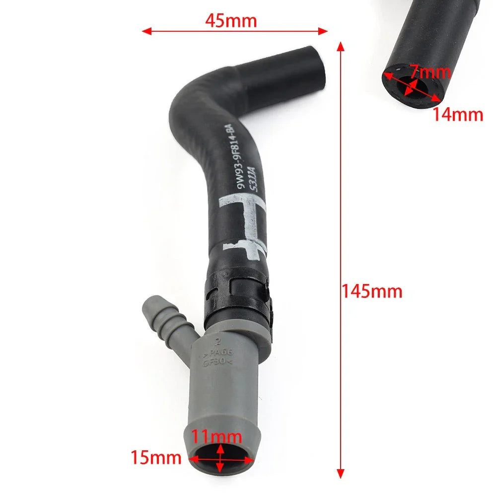 Radiator Throttle Body Heater Outlet Hose for Land Rover LR4, Jaguar XF, XJ, XK
