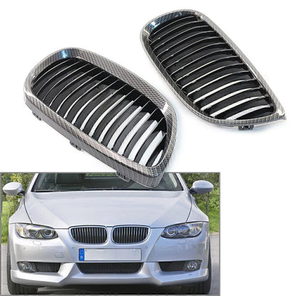 Left & Right Front Kidney Grille for BMW E92 E93 2DR LCI (2006-2009)