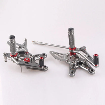 Rearset Footpegs Pedals Brackets for Kawasaki ZX10R (2006-2007)