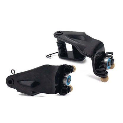 Black Iron Center Mount Sliding Door Rollers for Honda Odyssey (2005-2010)