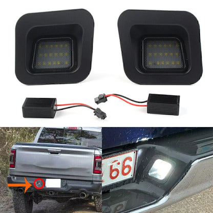 LED License Plate Lights for Dodge RAM 1500 2500 3500 (2003-2018)