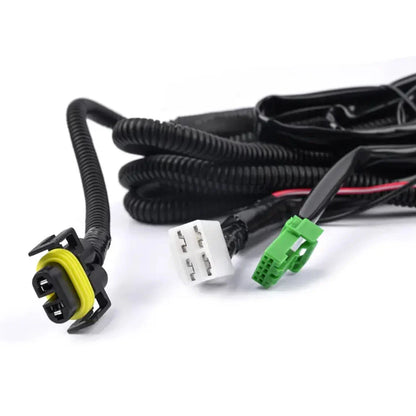 H8 Fog Light Lamp Wiring Harness 12V 40A Relay Switch Kit for Nissan (2010-2015)