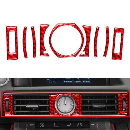 Red Center Air Vent Outlet Cover Trim for Lexus RC300 350 200T (2015-2024)