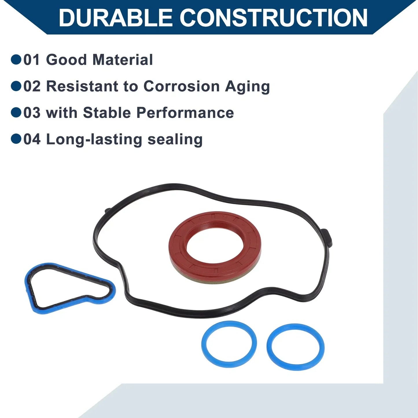 Engine Timing Cover Gasket Set for Dodge Durango 3.7L 4.7L (2003-2009)
