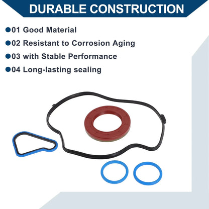 Engine Timing Cover Gasket Set for Dodge Durango 3.7L 4.7L (2003-2009)
