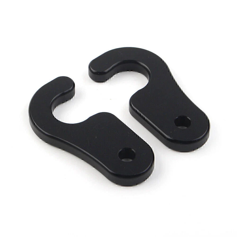 Black Sun Visor Clips for Jeep Wrangler, Gladiator (2018-2023)