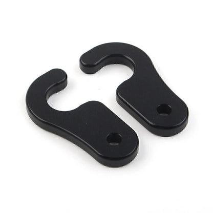 Black Sun Visor Clips for Jeep Wrangler, Gladiator (2018-2023)
