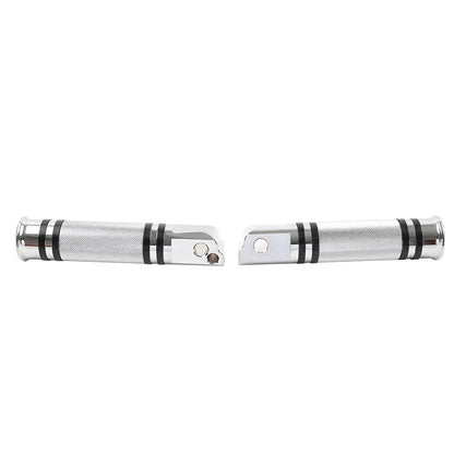 Rear Footboards Pegs for Harley Softail Fat Boy Breakout 2018-2023 Chrome