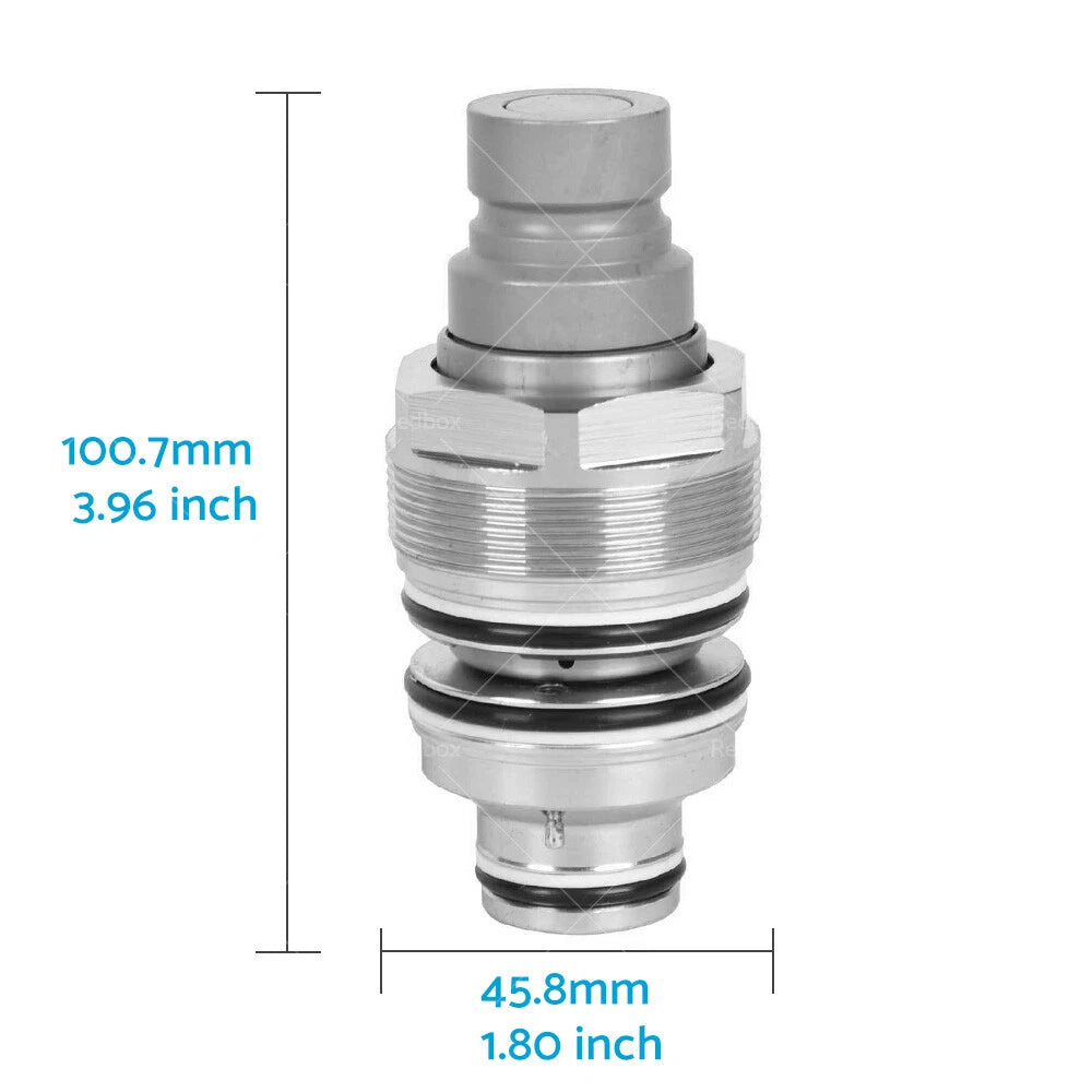 Hydraulic Flat Face Quick Coupler 46mm for Bobcat