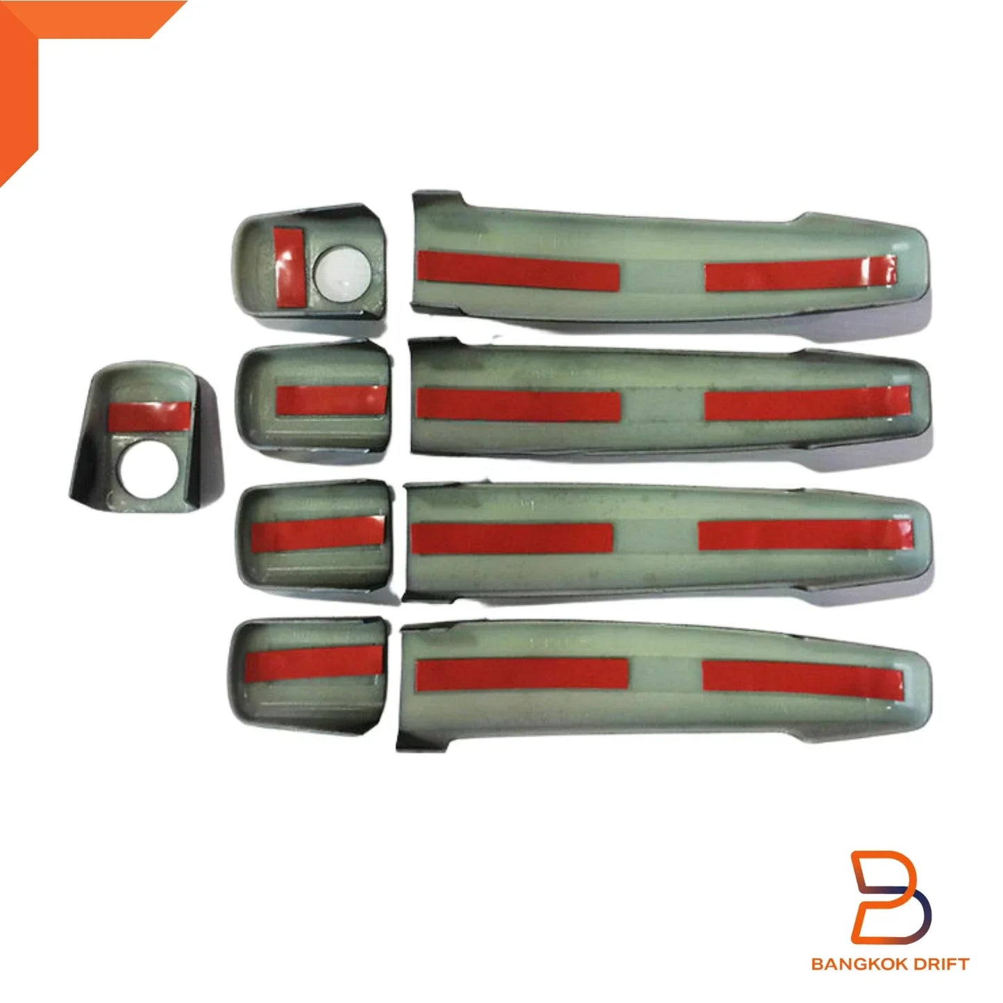 Matte Black Door Handle Covers for Holden Colorado 7, Trailblazer RG (12-23)