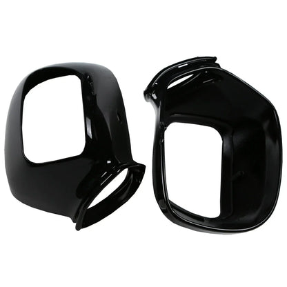 Black Rear View Mirror Case Covers for Honda Goldwing GL1800 (2001-2017)
