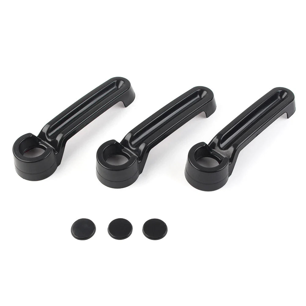 6 x Exterior Door Handle Tailgate Cover Trim for Jeep Wrangler JK (07-17)