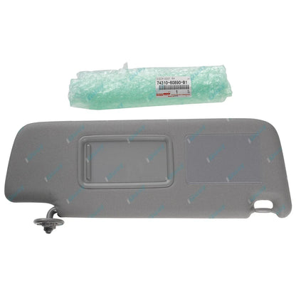 Genuine Stone Grey RH Sun Visor for Toyota Prado 120 Series (2003-2009)