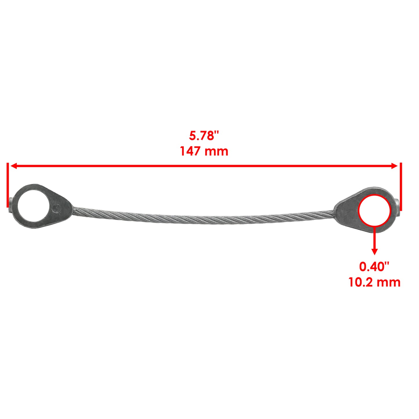Deck Lift Cable Replacement for Cub Cadet Troy Bilt MTD 42 Inch (2000–2018)