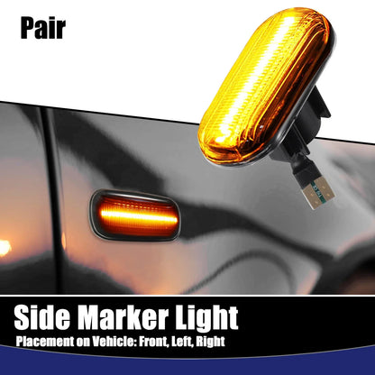 Side Marker Light Suit for Nissan, Opel, Mercedes-Benz