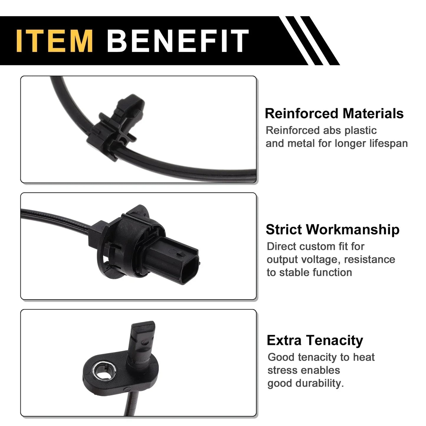 ABS Wheel Speed Sensor for Honda Crider (2014-2018) 1 x Right Front Sensor
