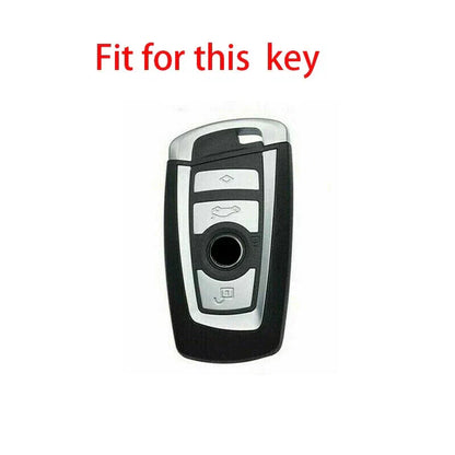 3 Button Key Fob Cover Protector Red for BMW 1 3 4 5 6 7 Series