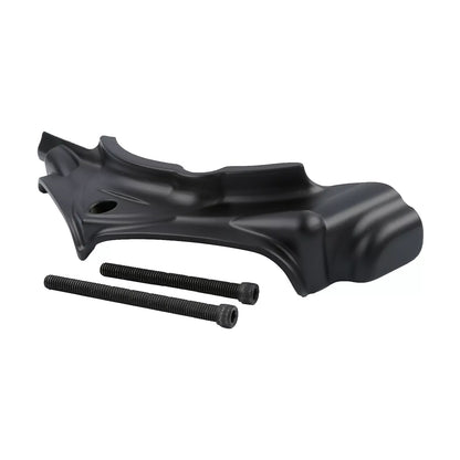 Black Cylinder Base Side Cover for Harley Touring, Dyna (2006-2016)